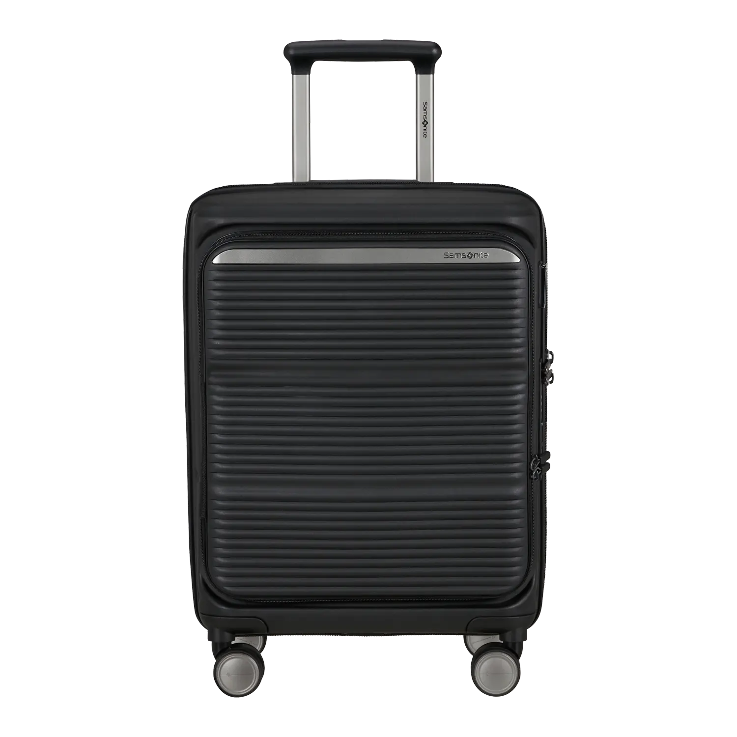 Samsonite Paralux Spinner 55 Trolley S (Expandable), Black - Worldshop