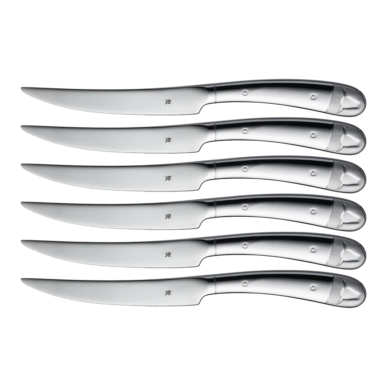WMF Steak Knives, 6 pcs., Stainless Steel - Worldshop