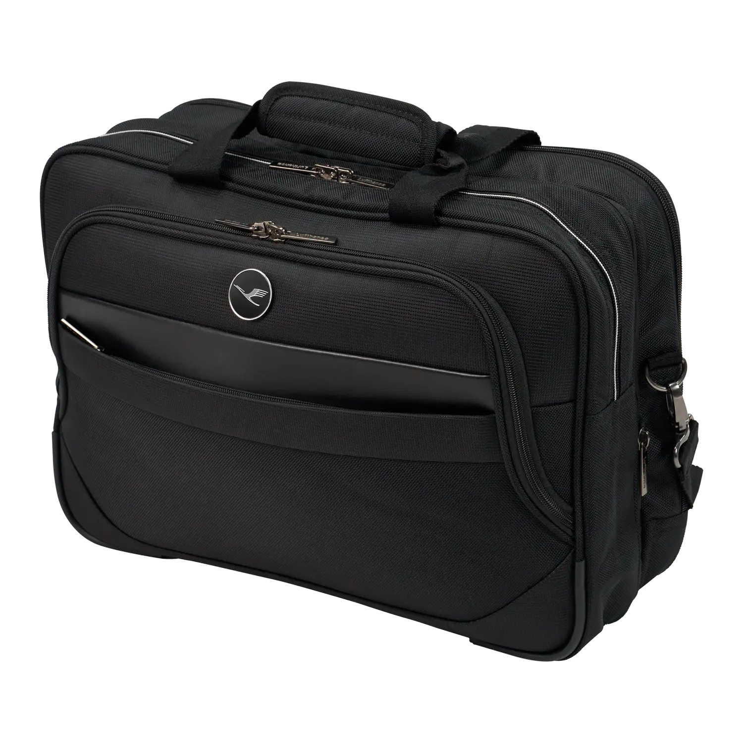 Lufthansa Worldshop アルミニウムケース ブラック Lufthansa Flight Collection 5.0 Laptop Bag (Expandable), Black