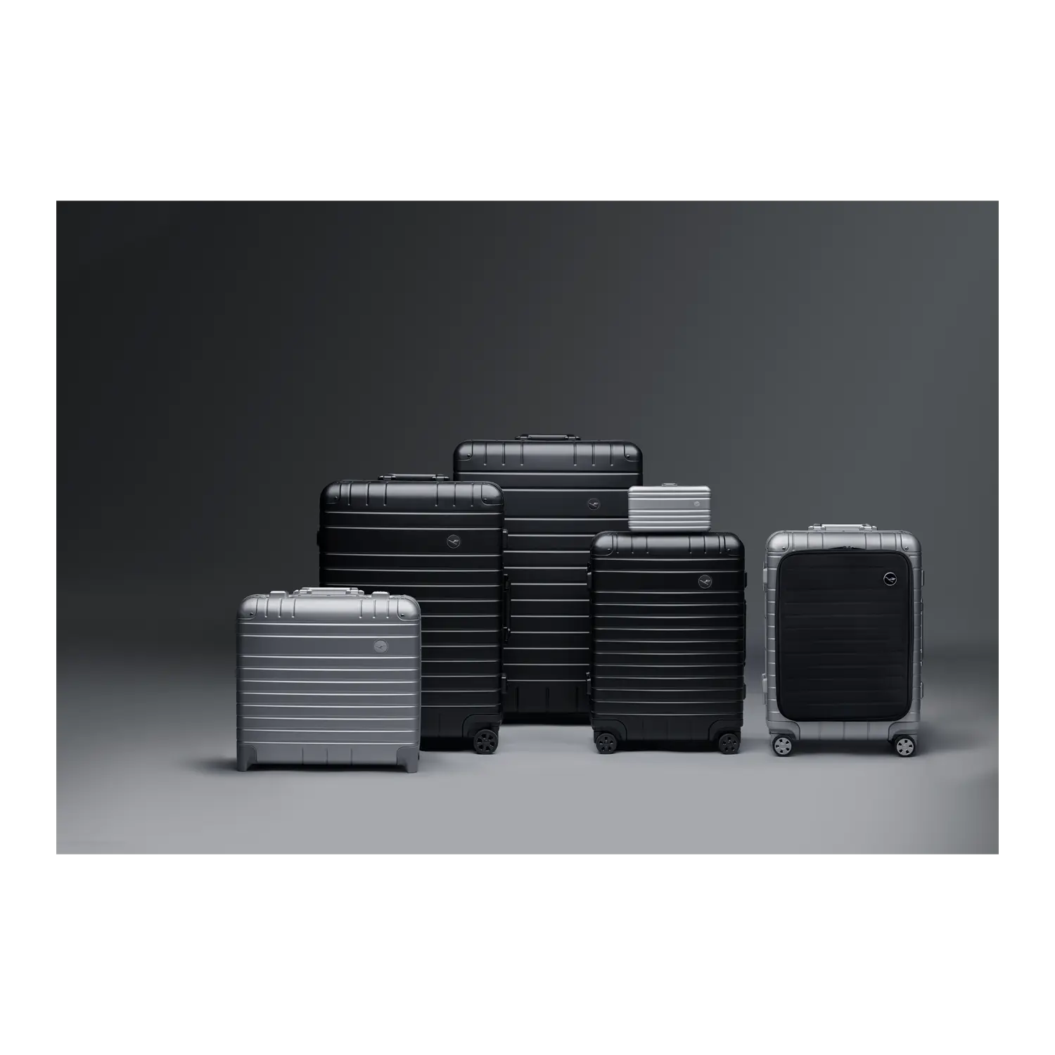 Lufthansa Aluminium Collection Amenity Kit, Silber - Worldshop