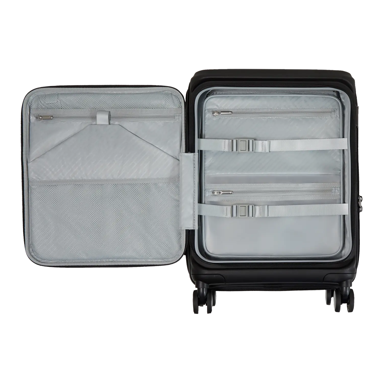 Samsonite Paralux Spinner 55 Trolley S (Expandable), Black - Worldshop