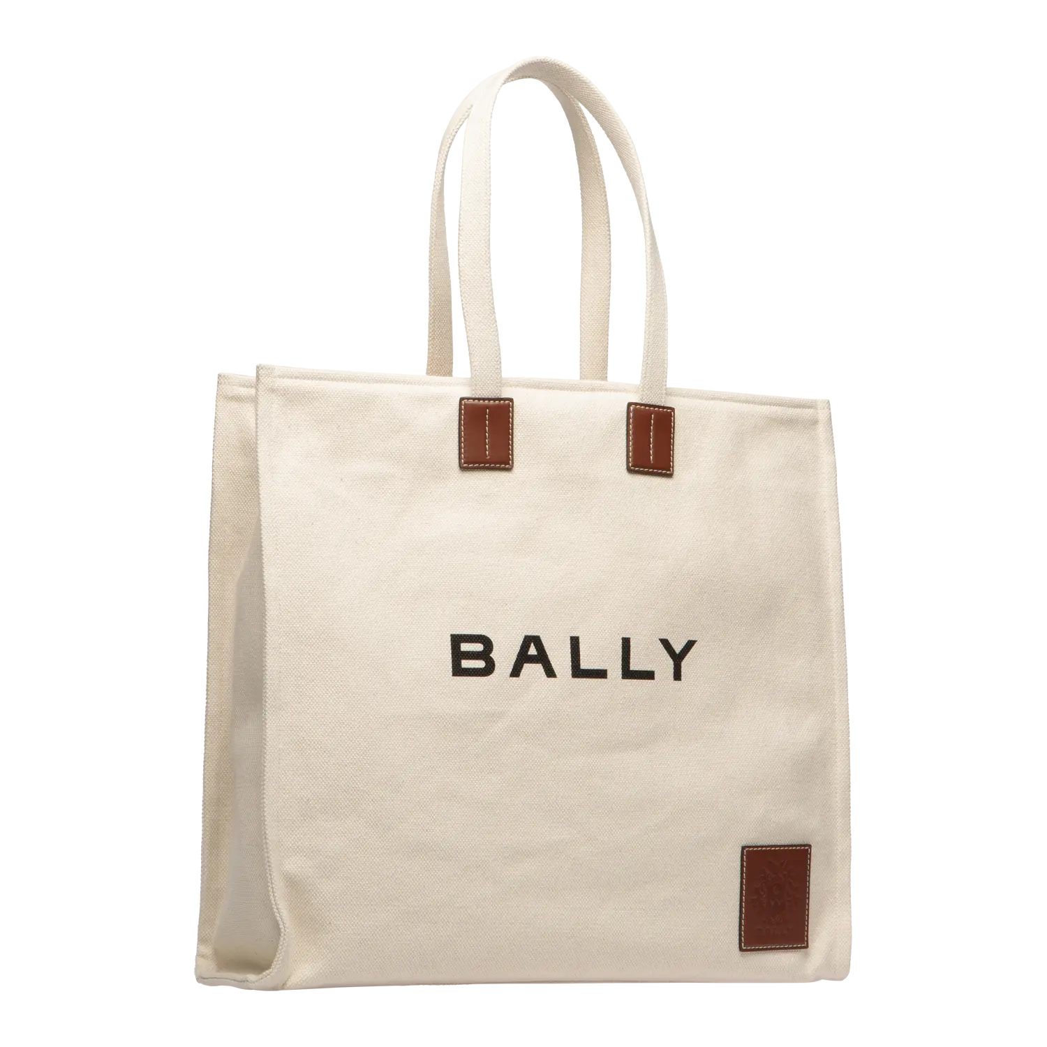 Bally Akelei Tote XL Handbag, Natural/Cuero - Worldshop