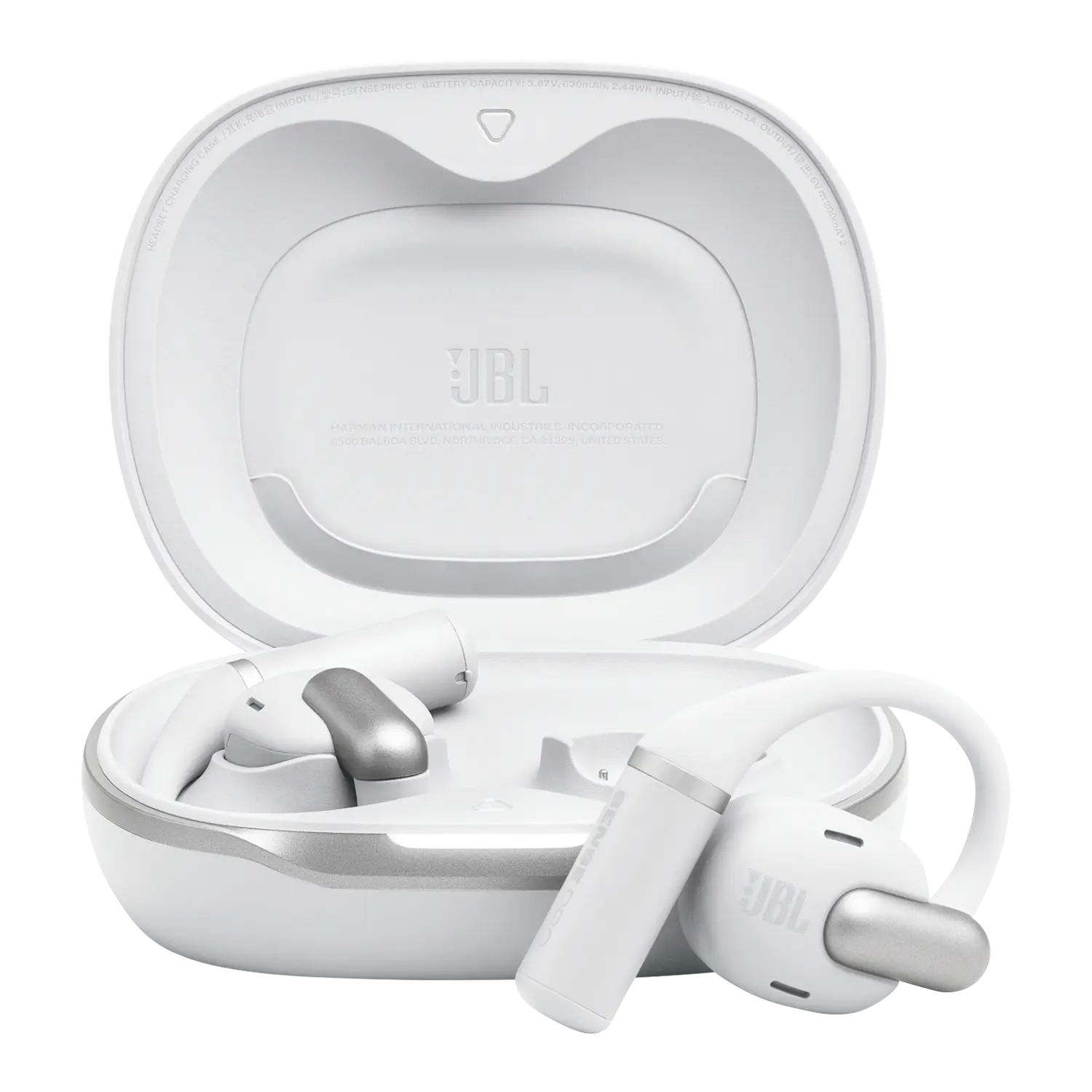 JBL Sense Pro Open-Ear Headphones, White - Worldshop