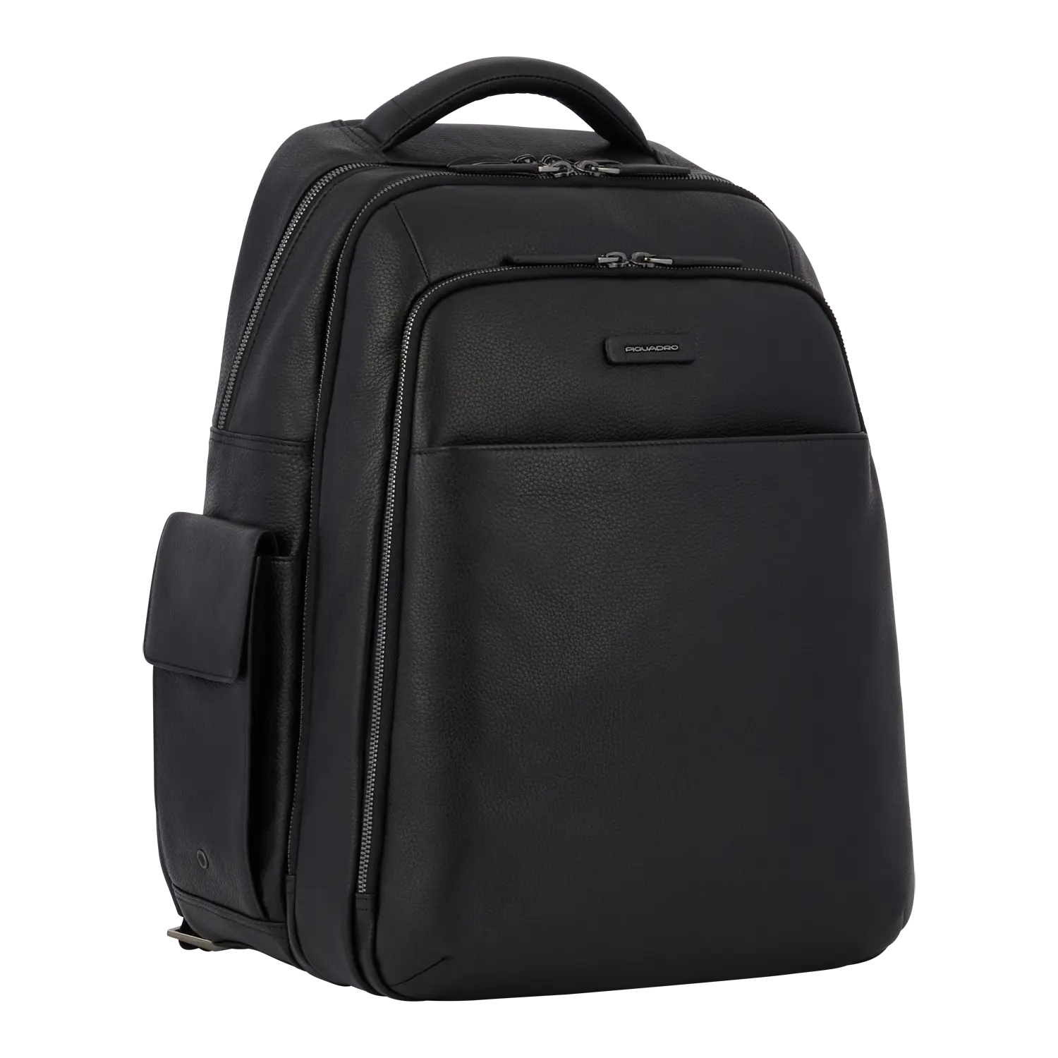 Piquadro Large Laptop Backpack, Black - Worldshop