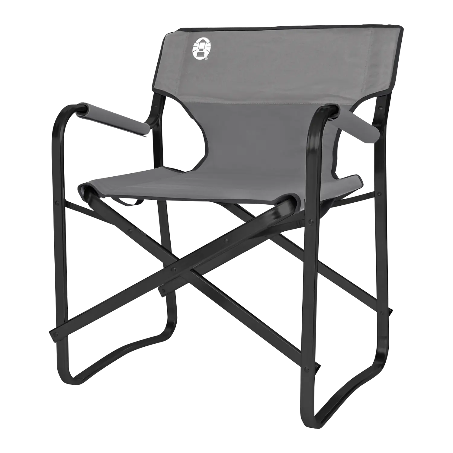 Coleman® Deck Chair Folding Chair, Grey/Silver - Worldshop