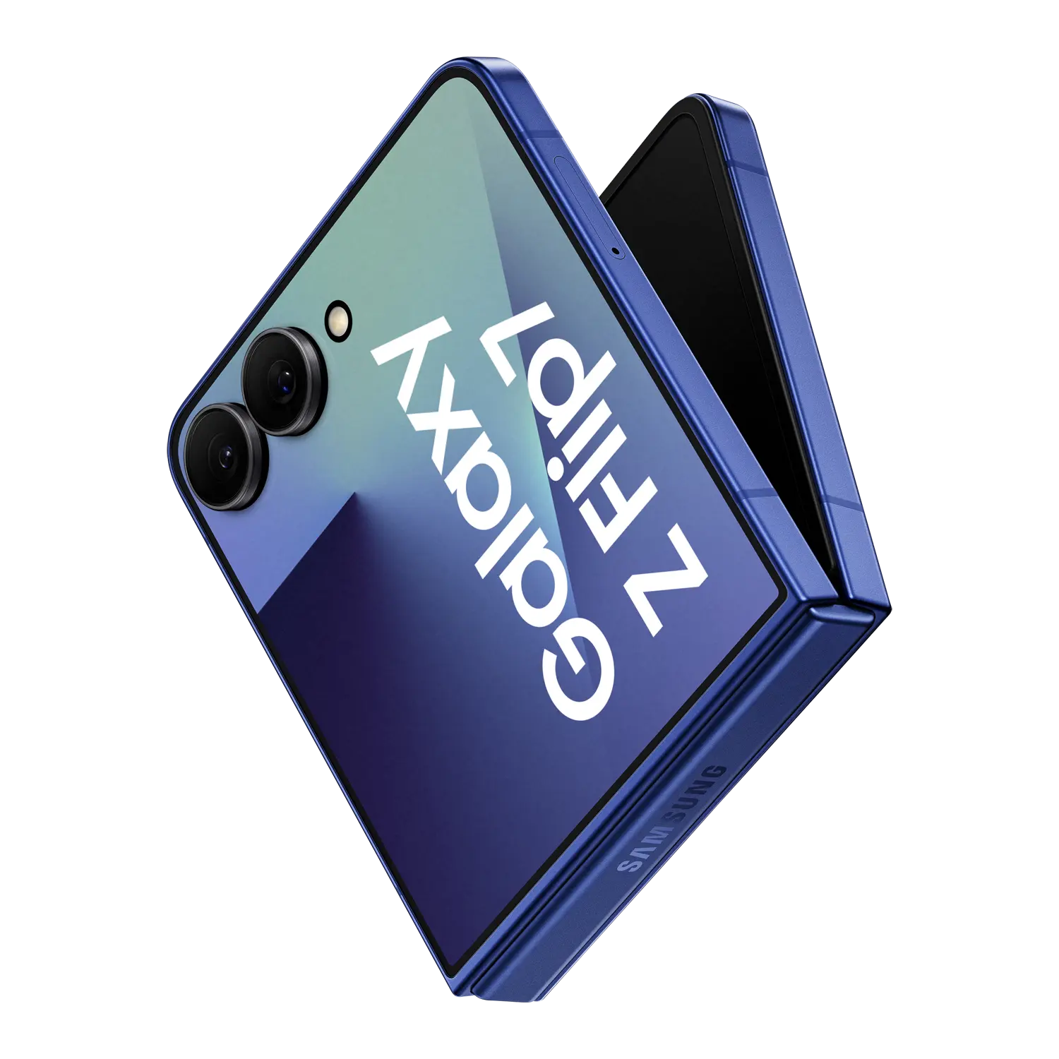 Samsung Galaxy Z Flip7 Smartphone, 256 GB, Blue Shadow - Worldshop