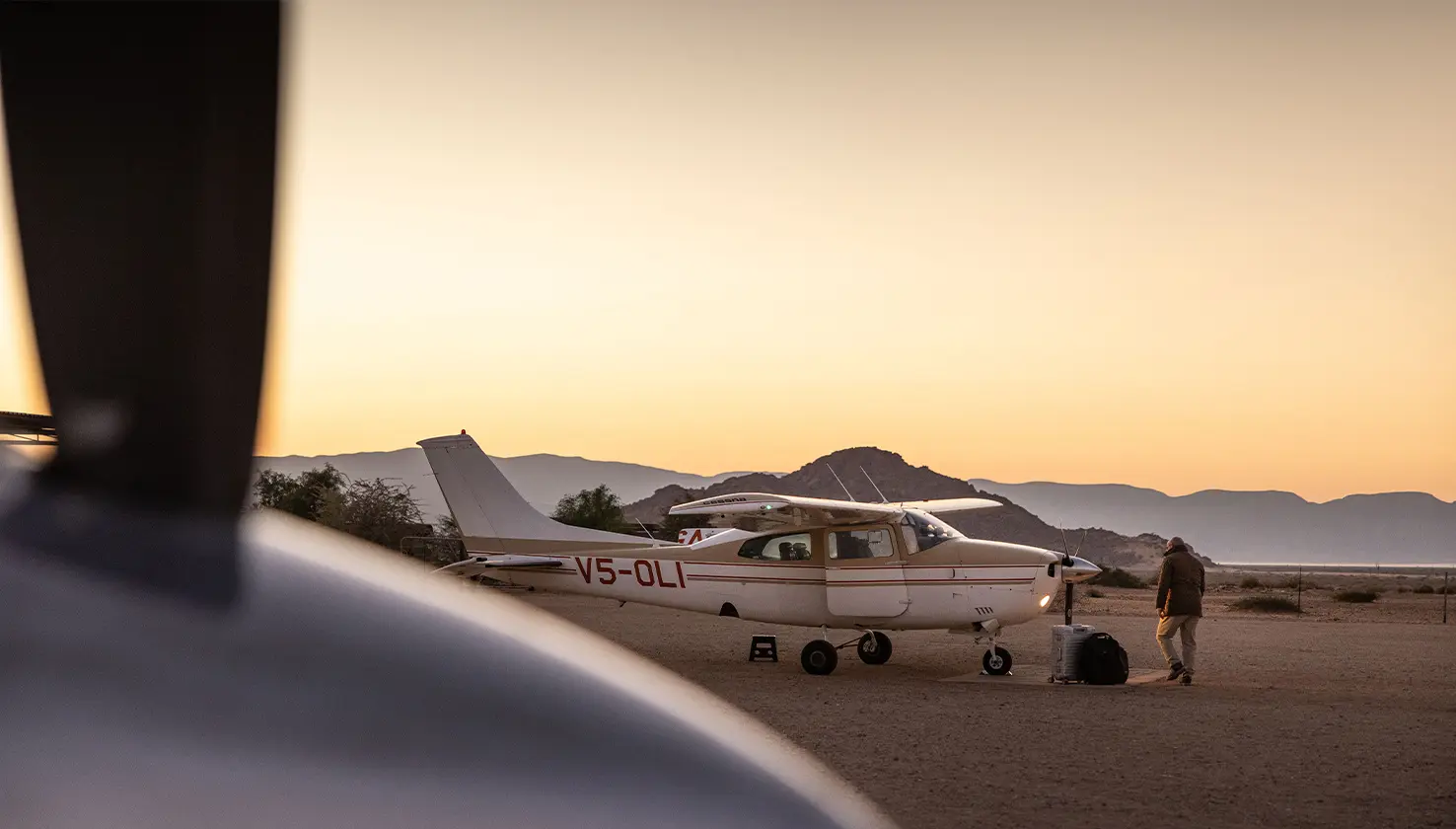 Cessna on airfield