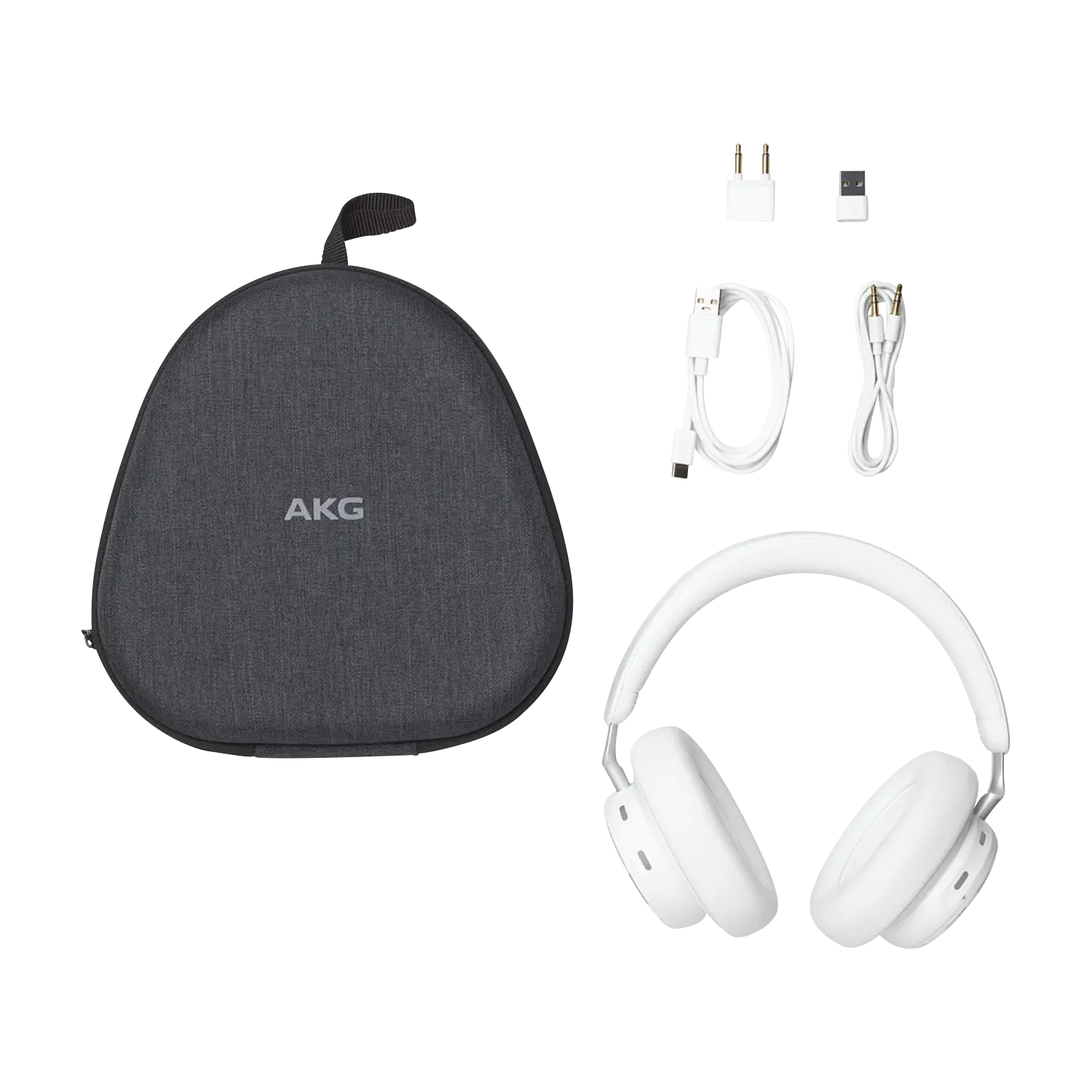 AKG N9 Hybrid Over-Ear Headphones, White - Worldshop