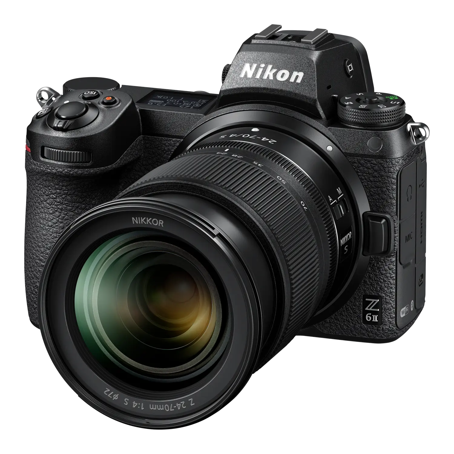 Nikon Z 6II 24–70 mm 1:4 Camera Kit, 64 GB, Black + XQD Card
