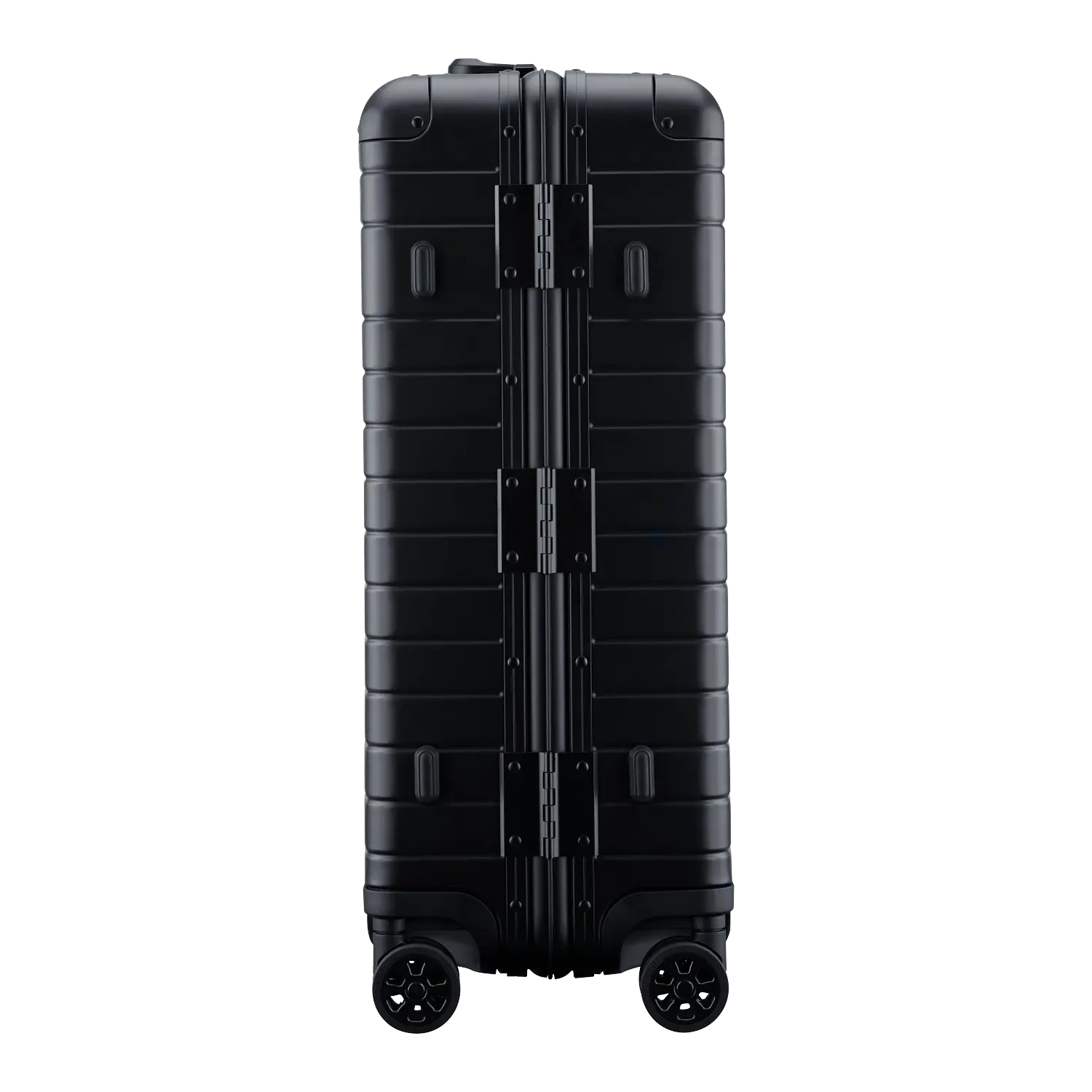 Lufthansa Aluminium Collection Trolley M, Black - Worldshop