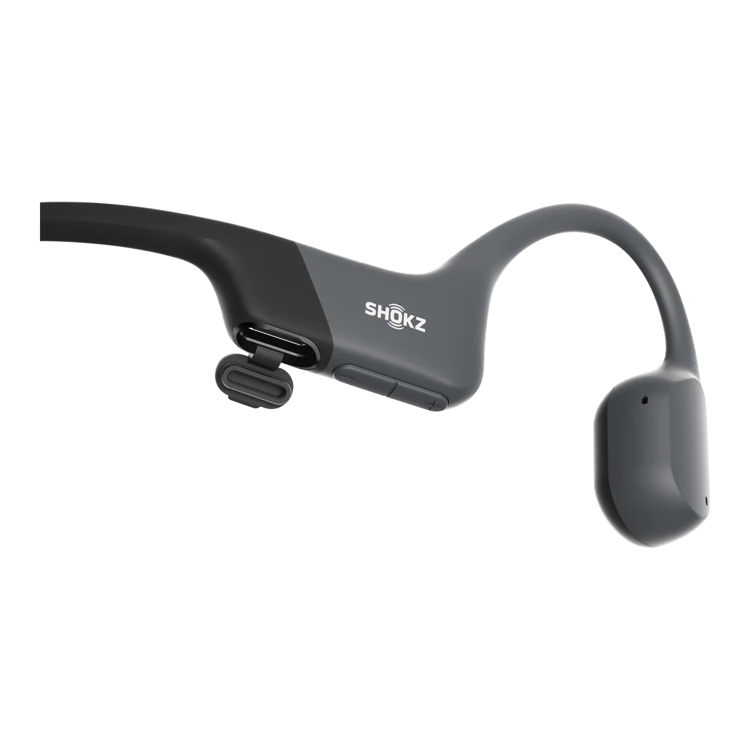 Shokz OpenRun Bone Conduction Sport Headphones, Black - Worldshop
