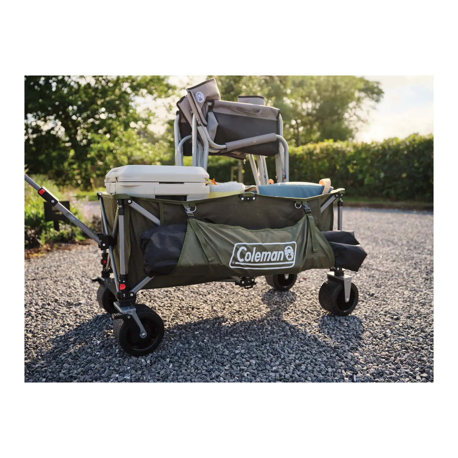 Coleman® Ultimate Terrain Camping Wagon, Green - Worldshop