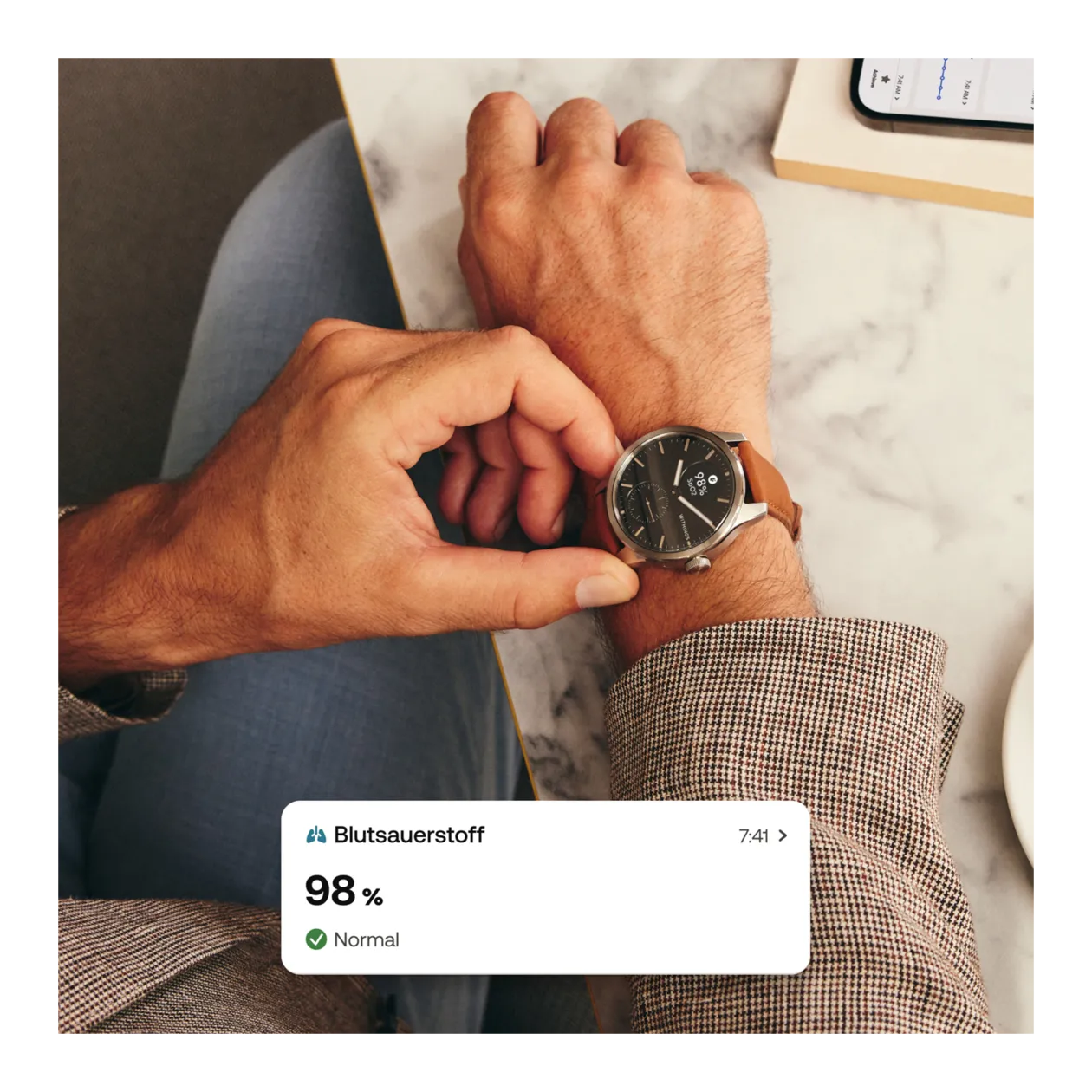 Withings ScanWatch 2 Hybrid Smartwatch 42 mm Black Worldshop