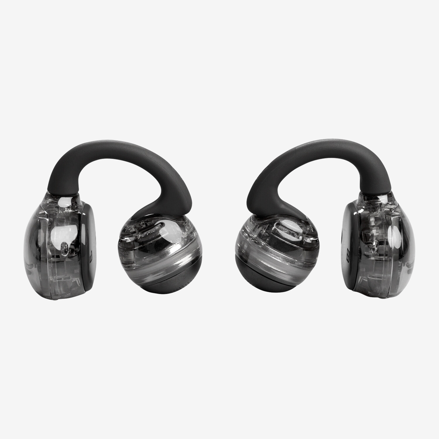 JBL Soundgear Clips Open-Ear Headphones, Ghost Black - Worldshop