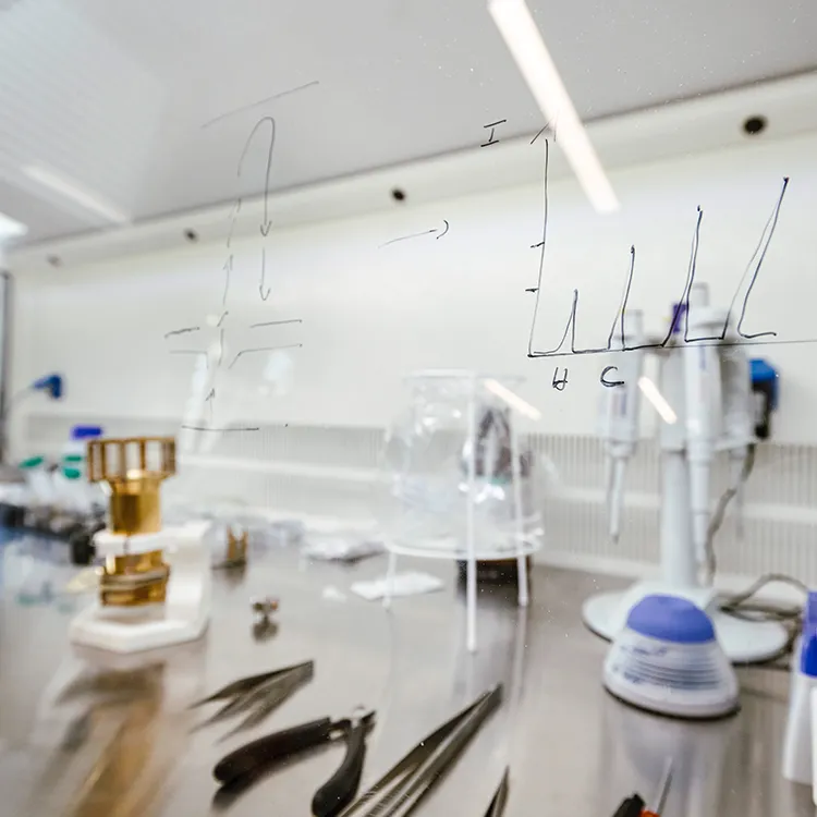 Tool on laboratory table