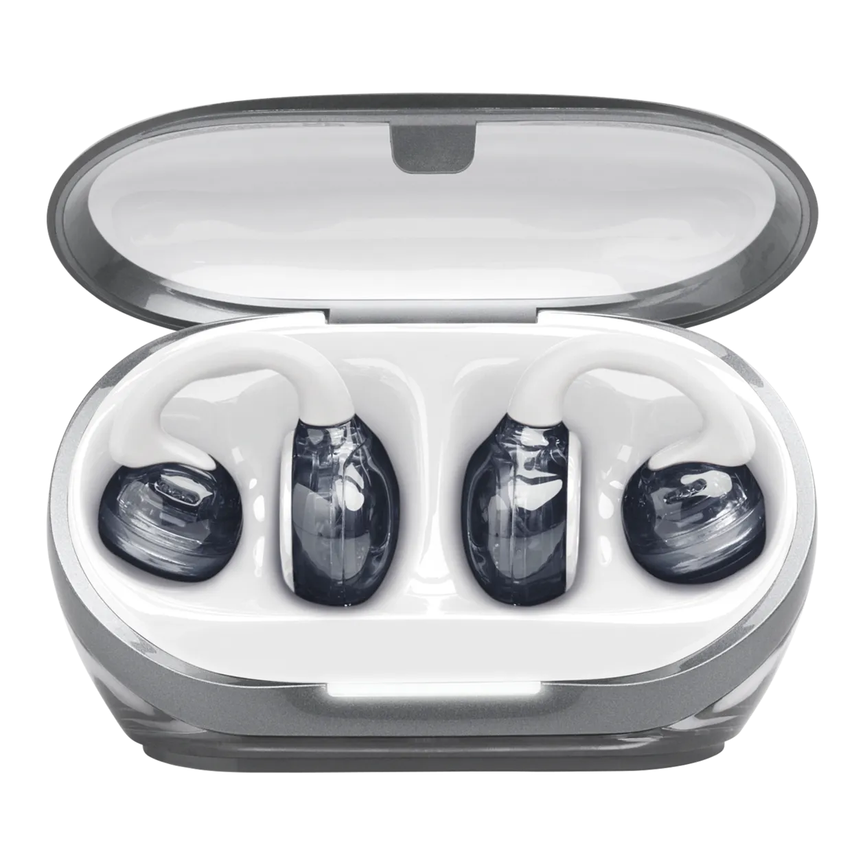 JBL Soundgear Clips Open-Ear Headphones, Ghost White - Worldshop