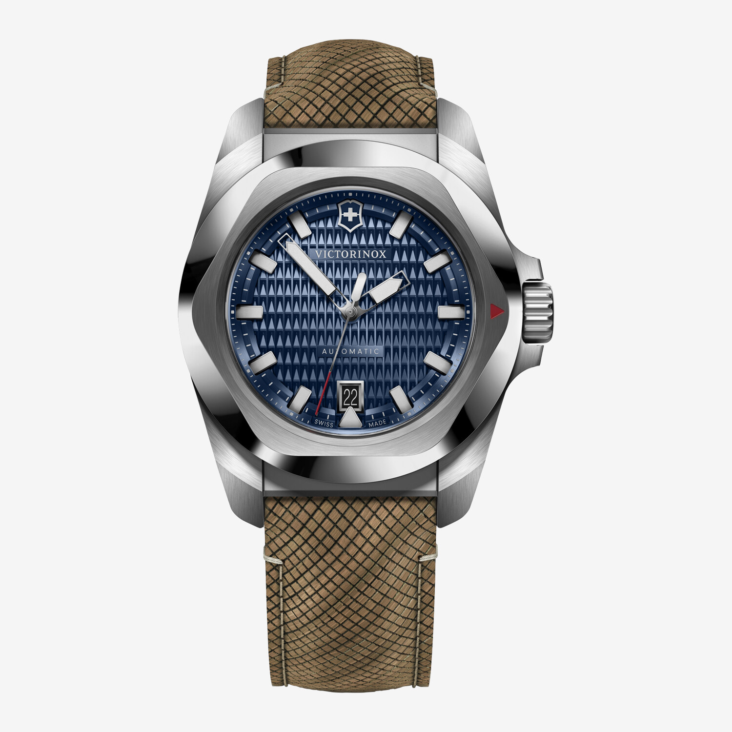 Victorinox I.N.O.X. Automatic Watch Silver Coloured Blue Worldshop