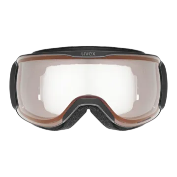 uvex downhill 2100 V Ski Goggles, Black Matt / Red-Clear - Worldshop