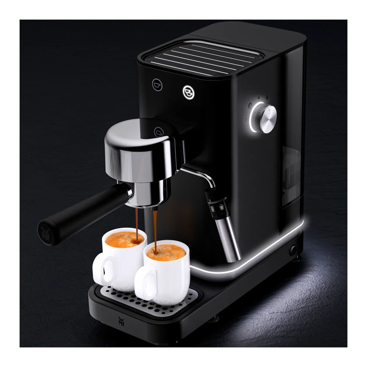 WMF Lumero Portafilter Espresso Machine, Black Worldshop