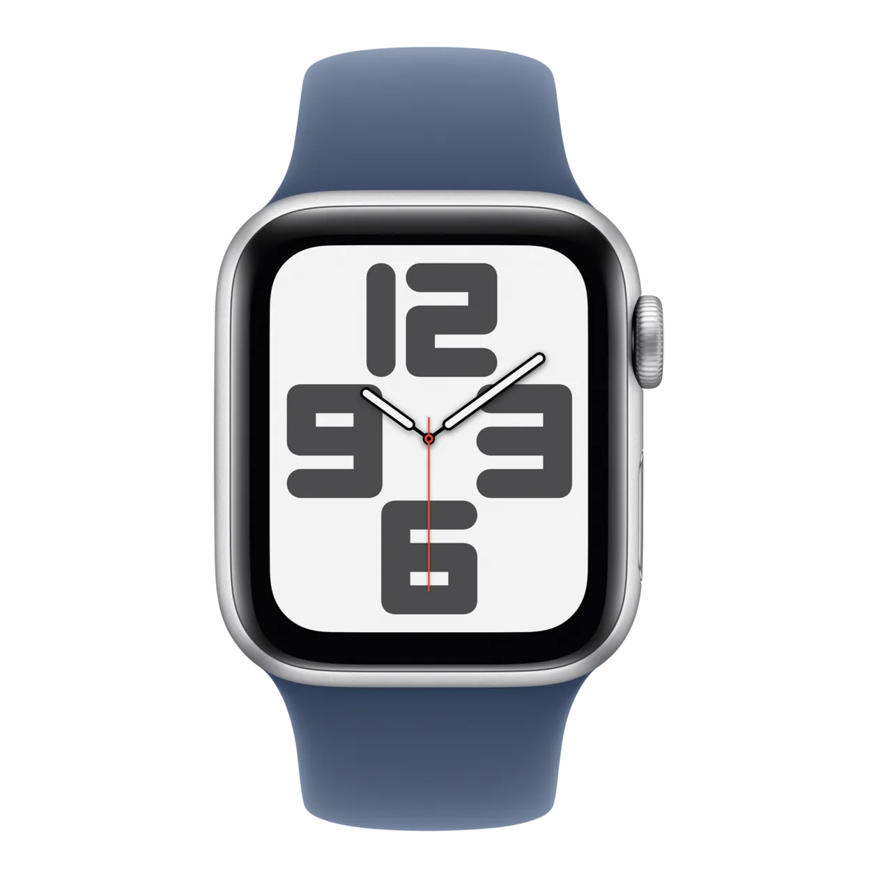 Apple Watch Series SE GPS Cellular Smartwatch (2nd Generation) with Sport  Band S/M, Aluminium, 40 mm, Silver Denim