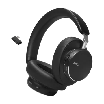 AKG N9 Hybrid Over-Ear Headphones, Black - Worldshop