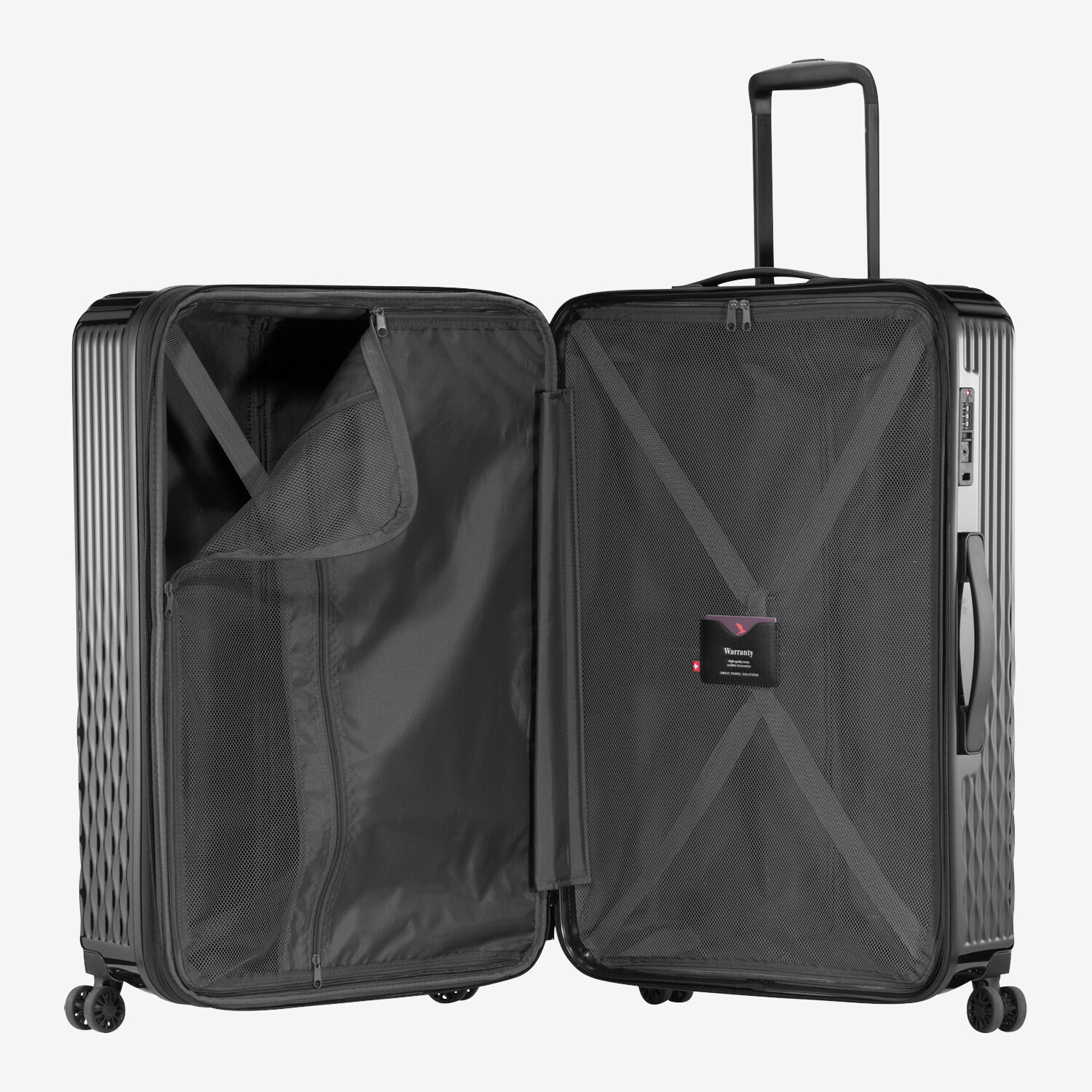 PACK EASY Flow Trolley L (Expandable), Black - Worldshop