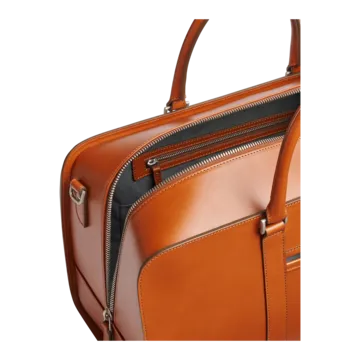 Carl Friedrik Palissy Weekend Travelling Bag, Cognac Worldshop