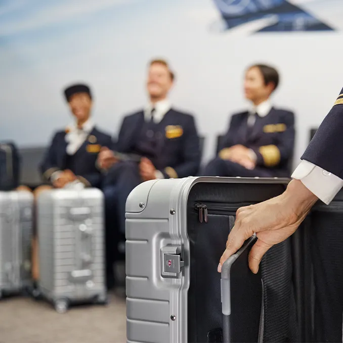 Bagages premium Lufthansa en aluminium ou polycarbonate