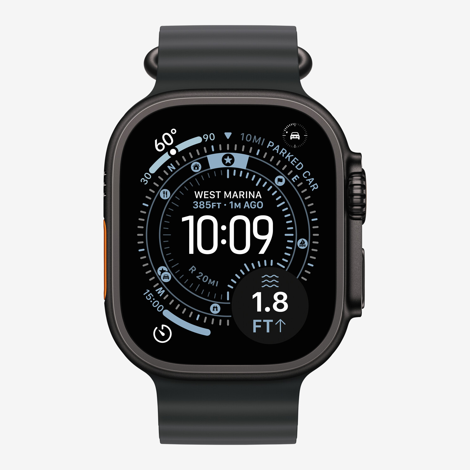 Apple Watch Ultra GPS Cellular Smartwatch with Ocean Band