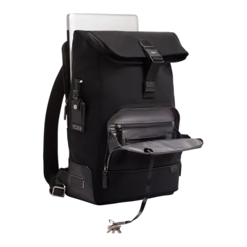 TUMI Harrison Osborn Rolltop Backpack, Black Worldshop