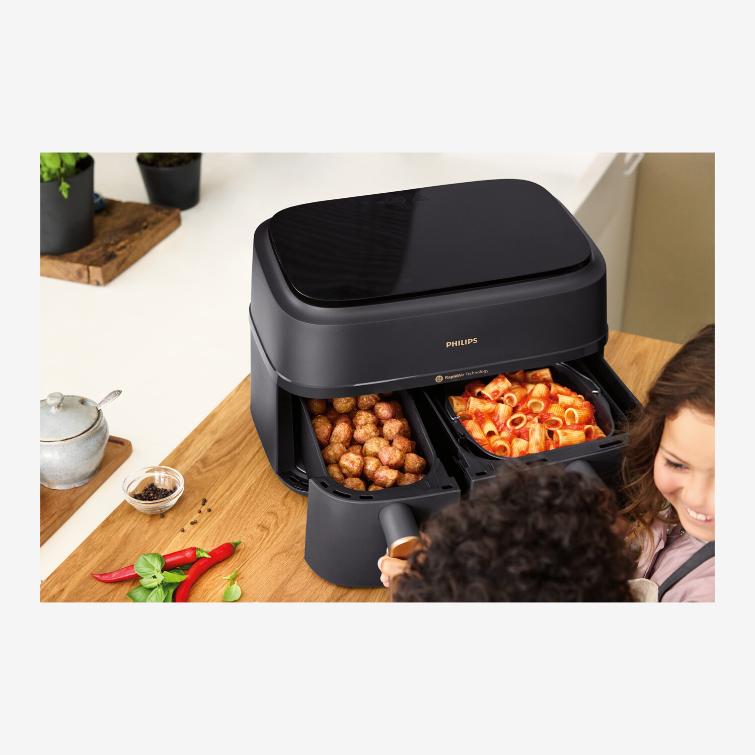 Philips 3000 Series Air Fryer 3 l 6 l Black Worldshop