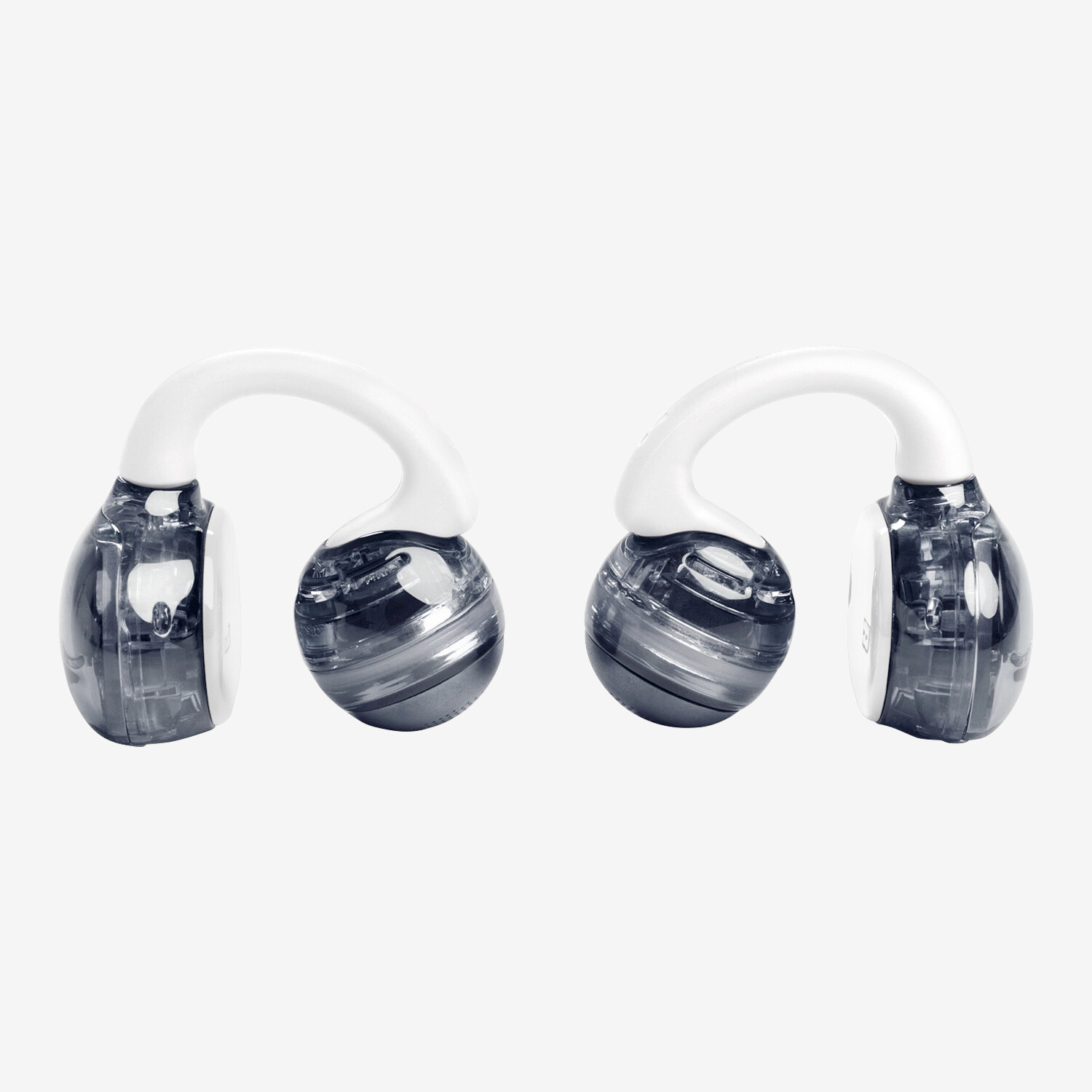 JBL Soundgear Clips Open-Ear Headphones, Ghost White - Worldshop