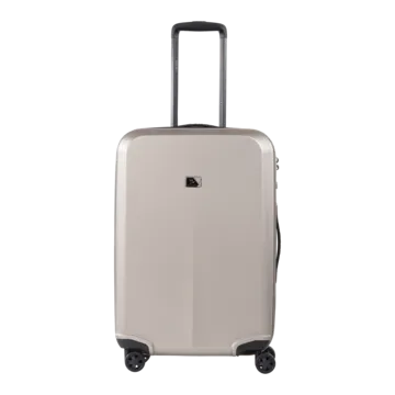 PACK EASY Genius Valise à roulettes M, Taupe Worldshop