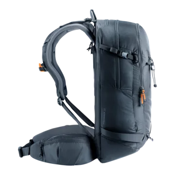 deuter Freerider 30 Ski Tour Backpack, Black - Worldshop