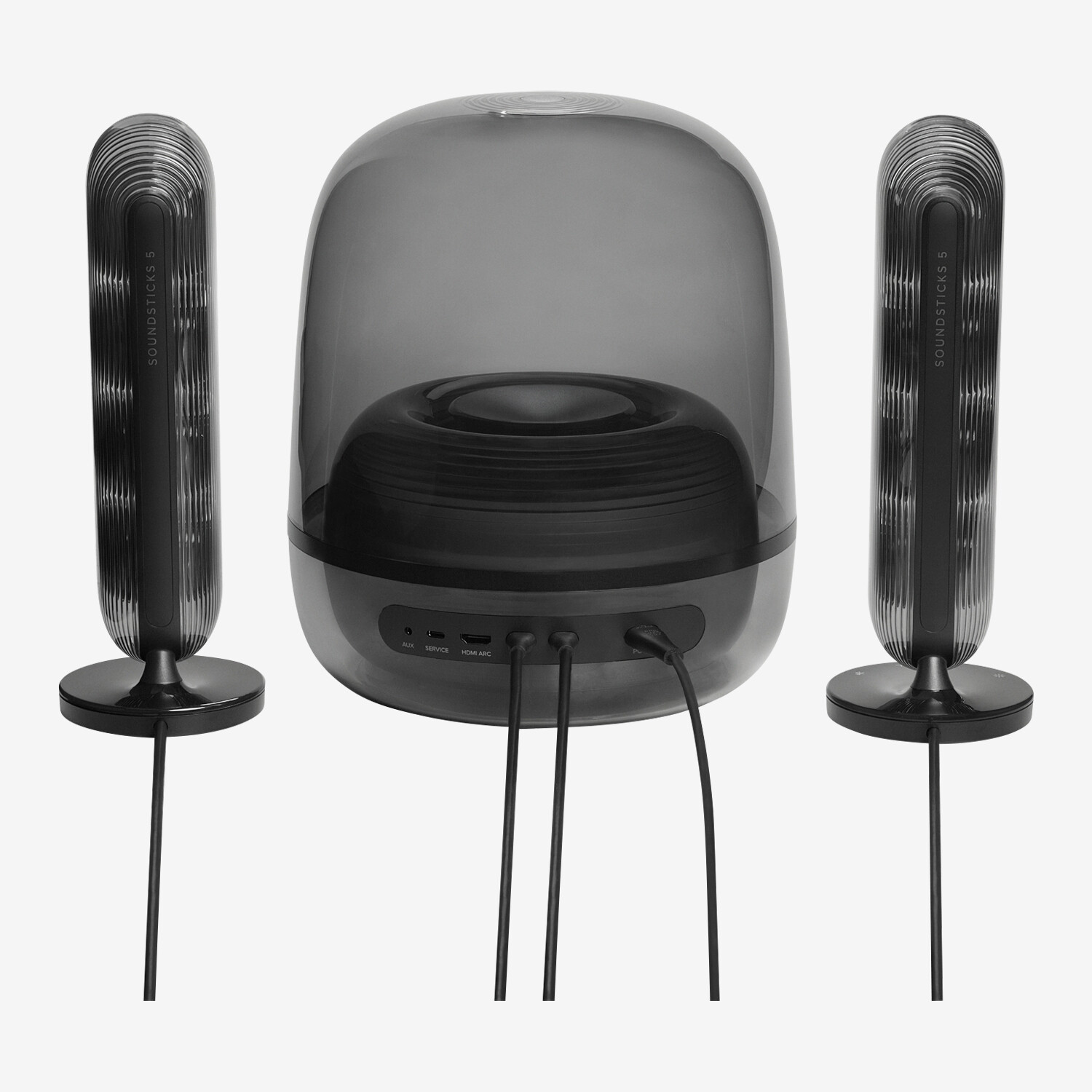 Harman Kardon SoundSticks 5 Speaker System, Black - Worldshop