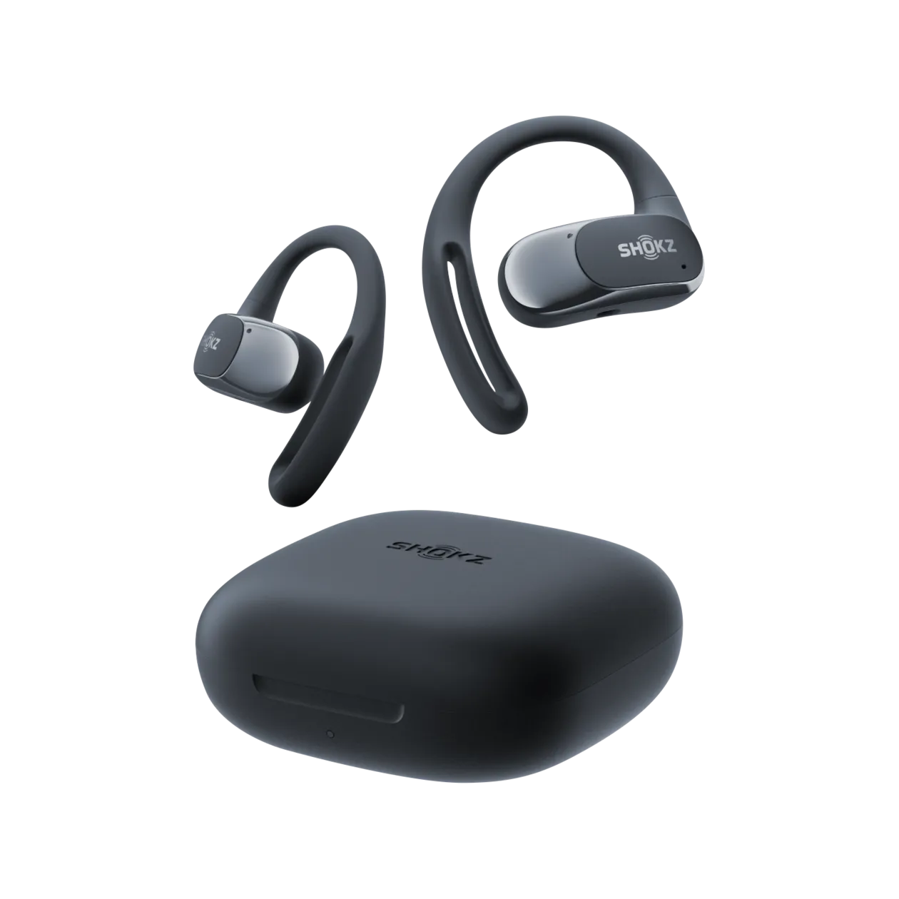 Shokz OpenFit Air True Wireless Open Ear Earbuds Schwarz Worldshop