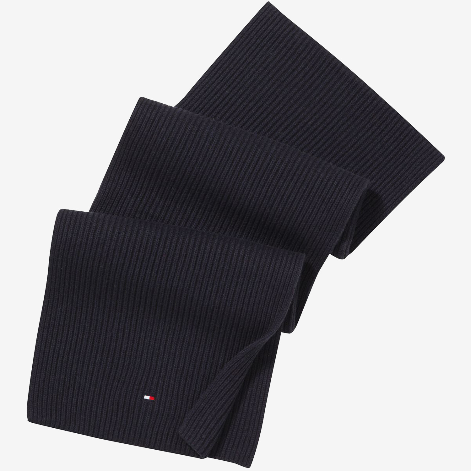 Tommy Hilfiger CTN Cashmere Scarf, Dark Blue - Worldshop | Rundhalspullover