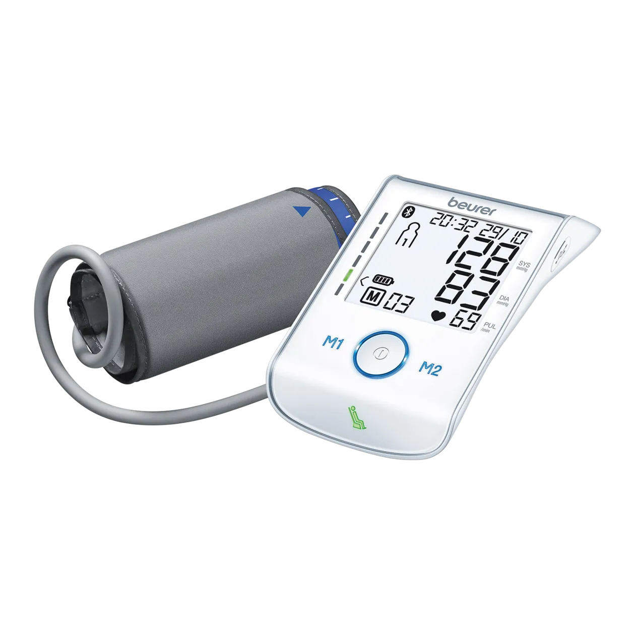 beurer BM 85 Blood Pressure Monitor, White