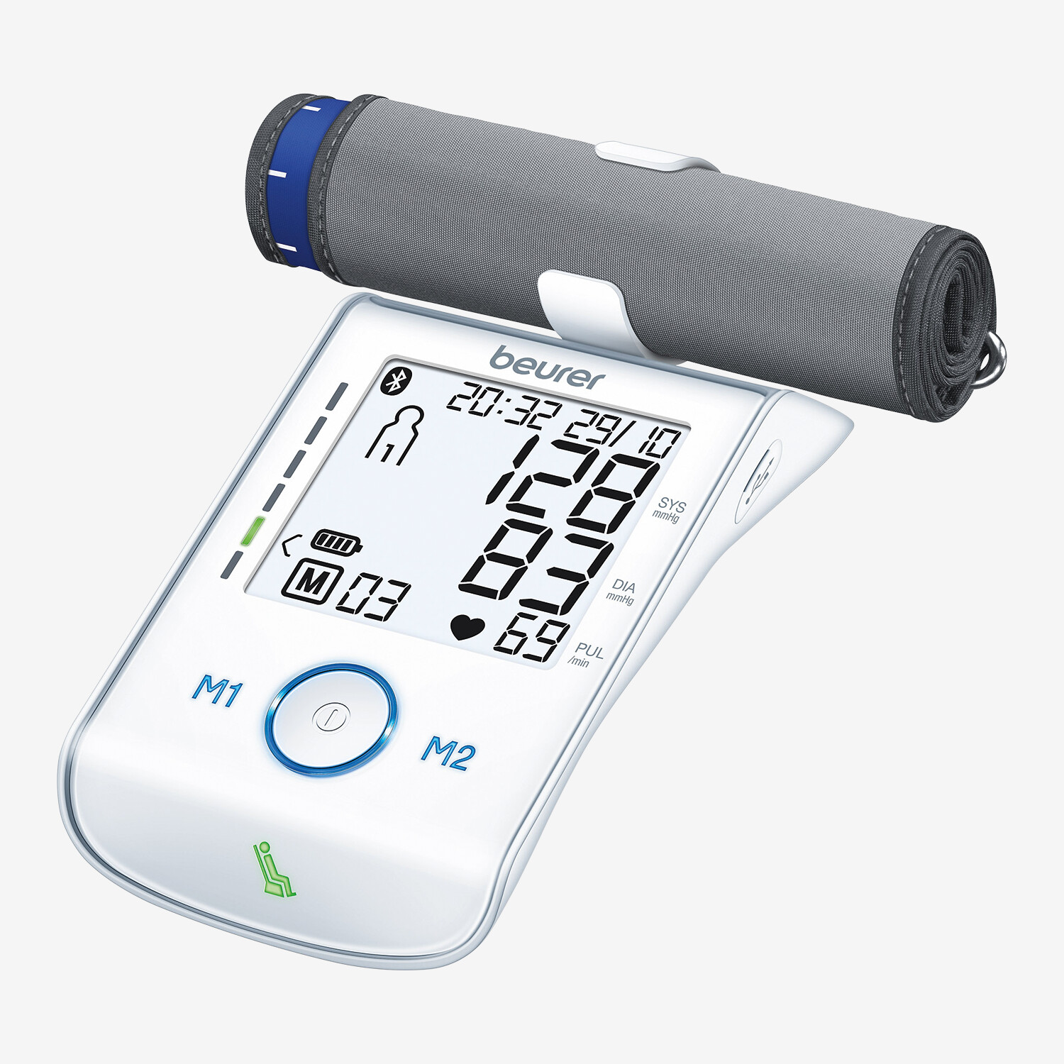 beurer BM 85 Blood Pressure Monitor, White