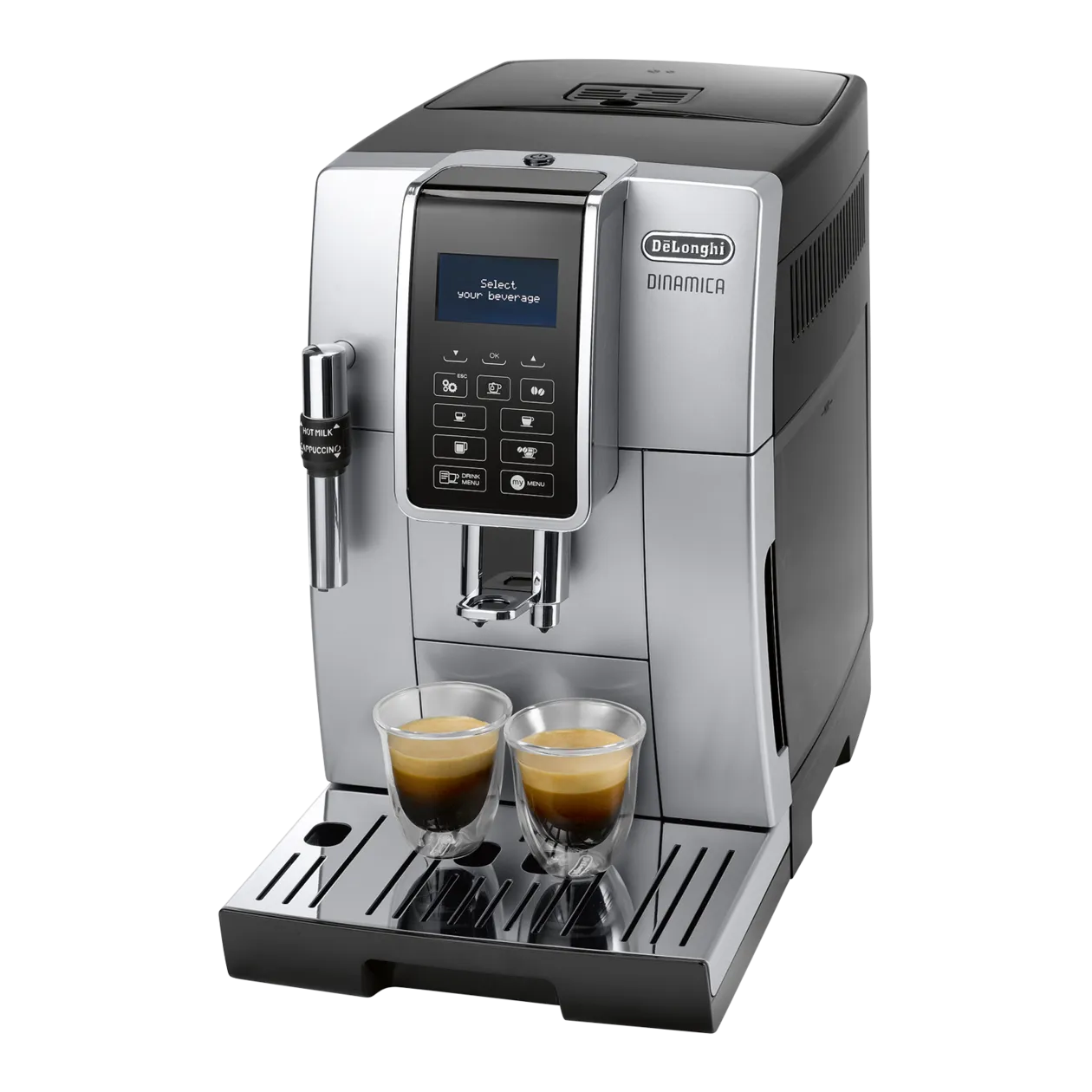 De'Longhi Dinamica ECAM 350.35.SB Kaffeevollautomat, Silber