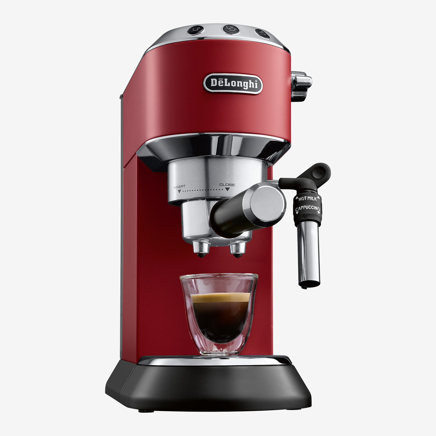 De’Longhi DEDICA Style EC 685 Espresso Machine, Stone Red Lufthansa