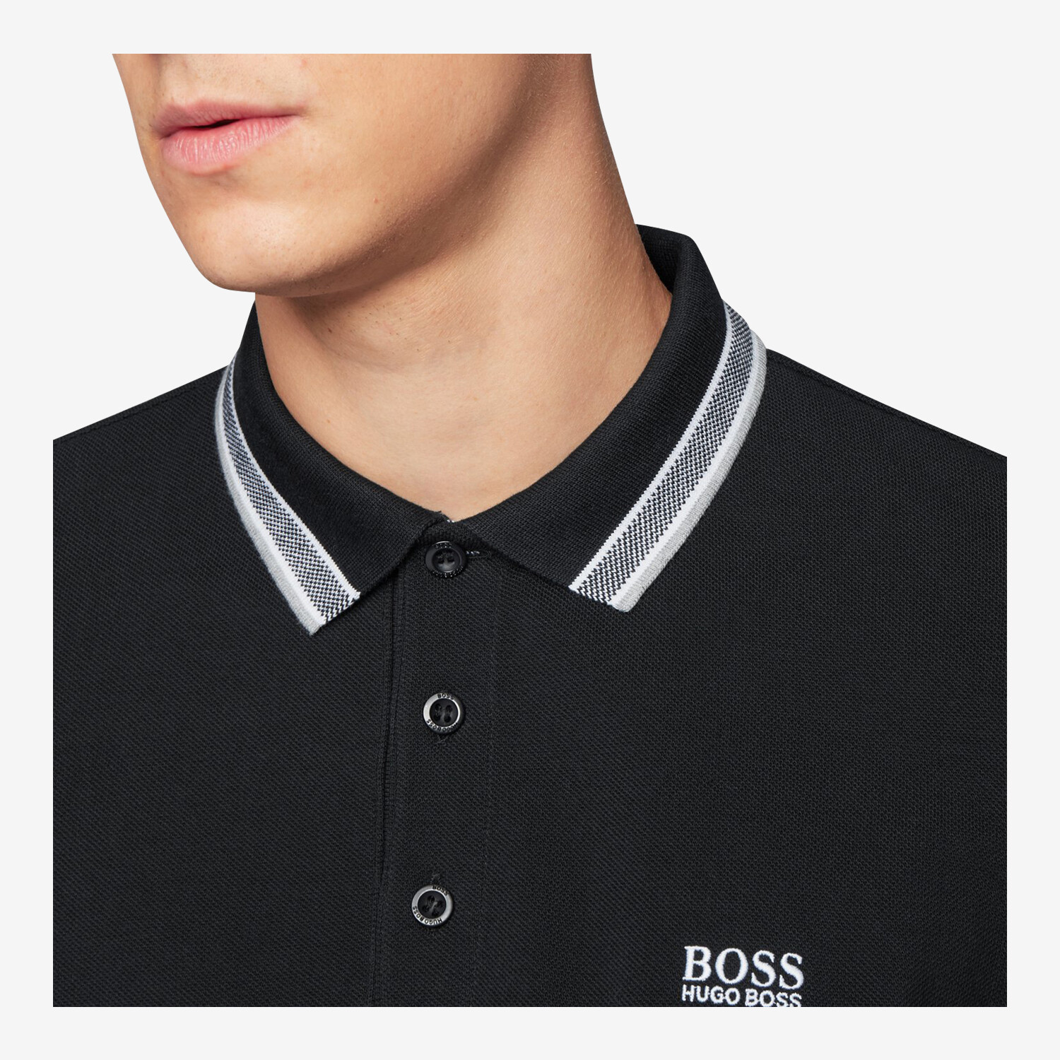 HUGO BOSS Paddy Polo Short Sleeve, Black Worldshop