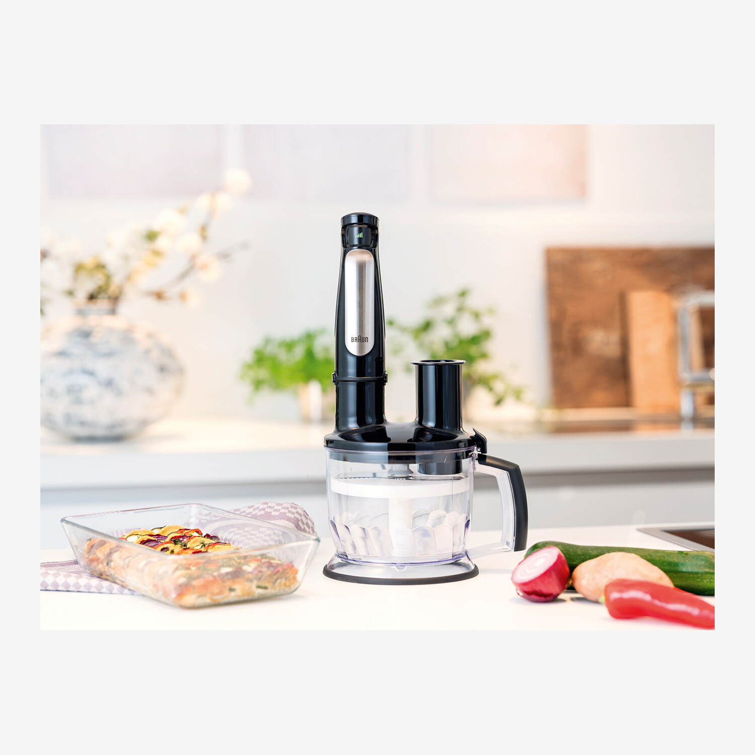 Braun MultiQuick 7 MQ 7087X Hand Blender Set, Premium Black / Stainless