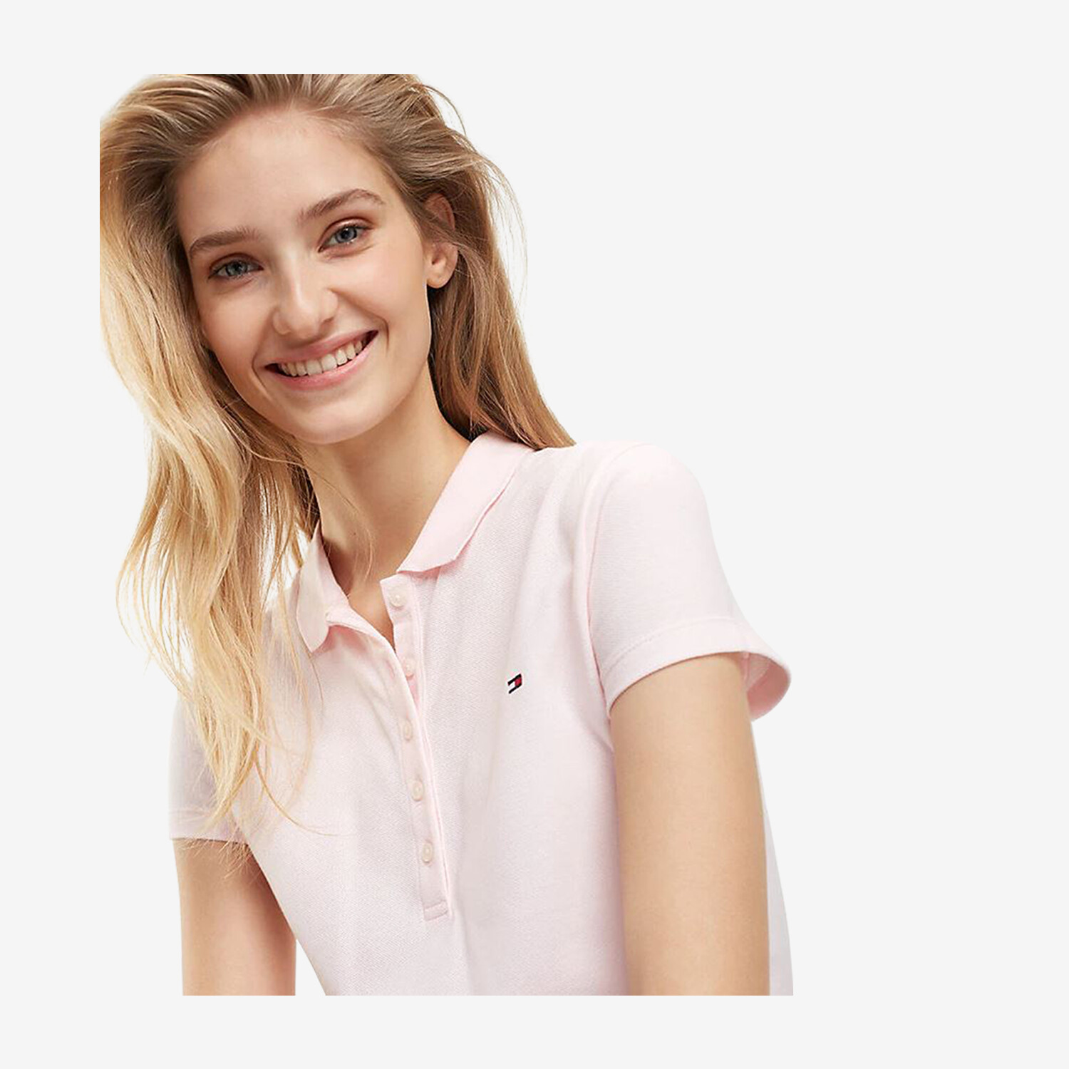 Tommy Hilfiger Heritage Short Sleeve Fit Polo Shirt, Cradle Pink - Worldshop