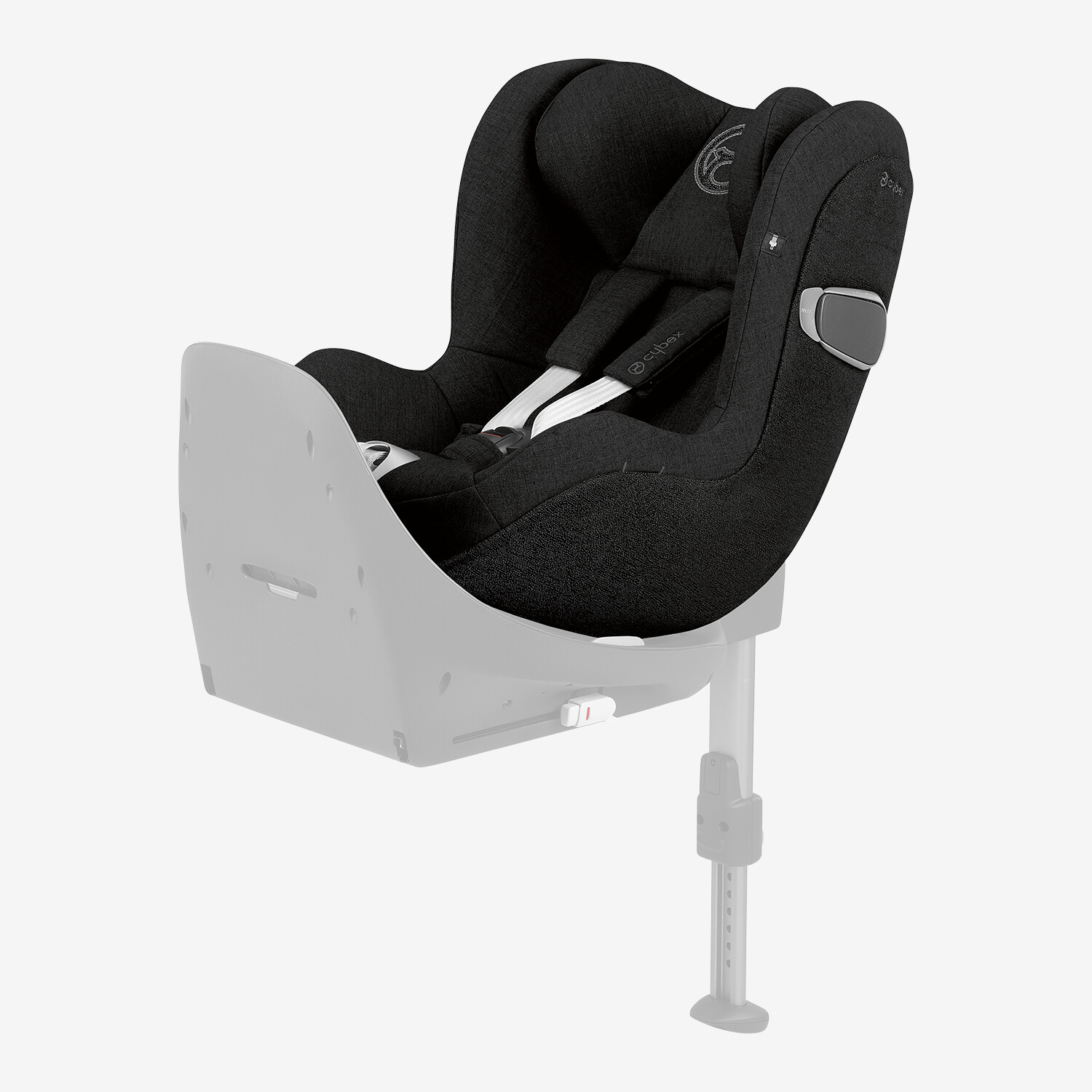 CYBEX Cloud Z i-Size Plus Infant Car Seat, Soho Grey-Mid Grey - Worldshop