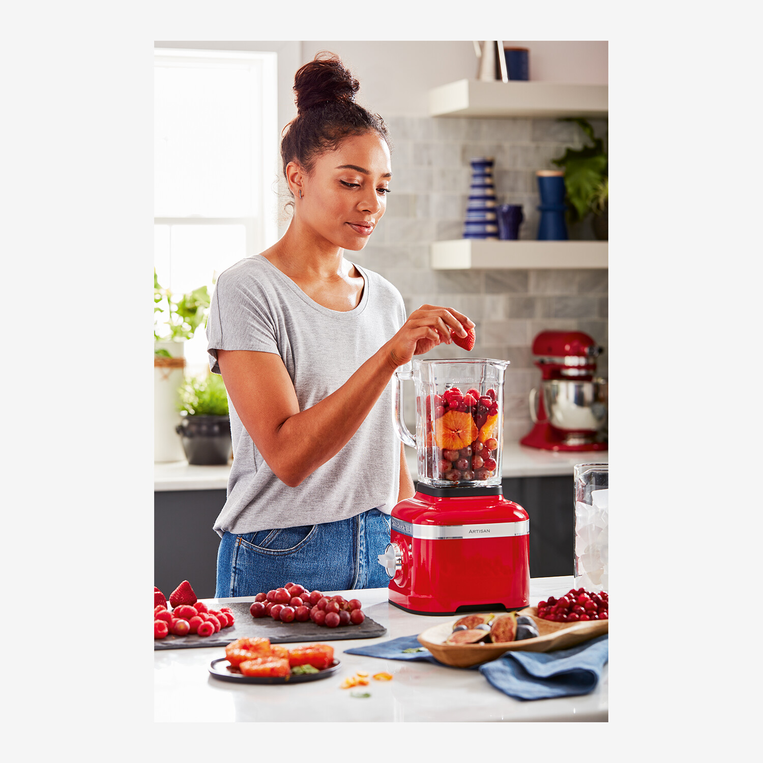 KitchenAid ARTISAN K400 Blender, Candy Apple Red