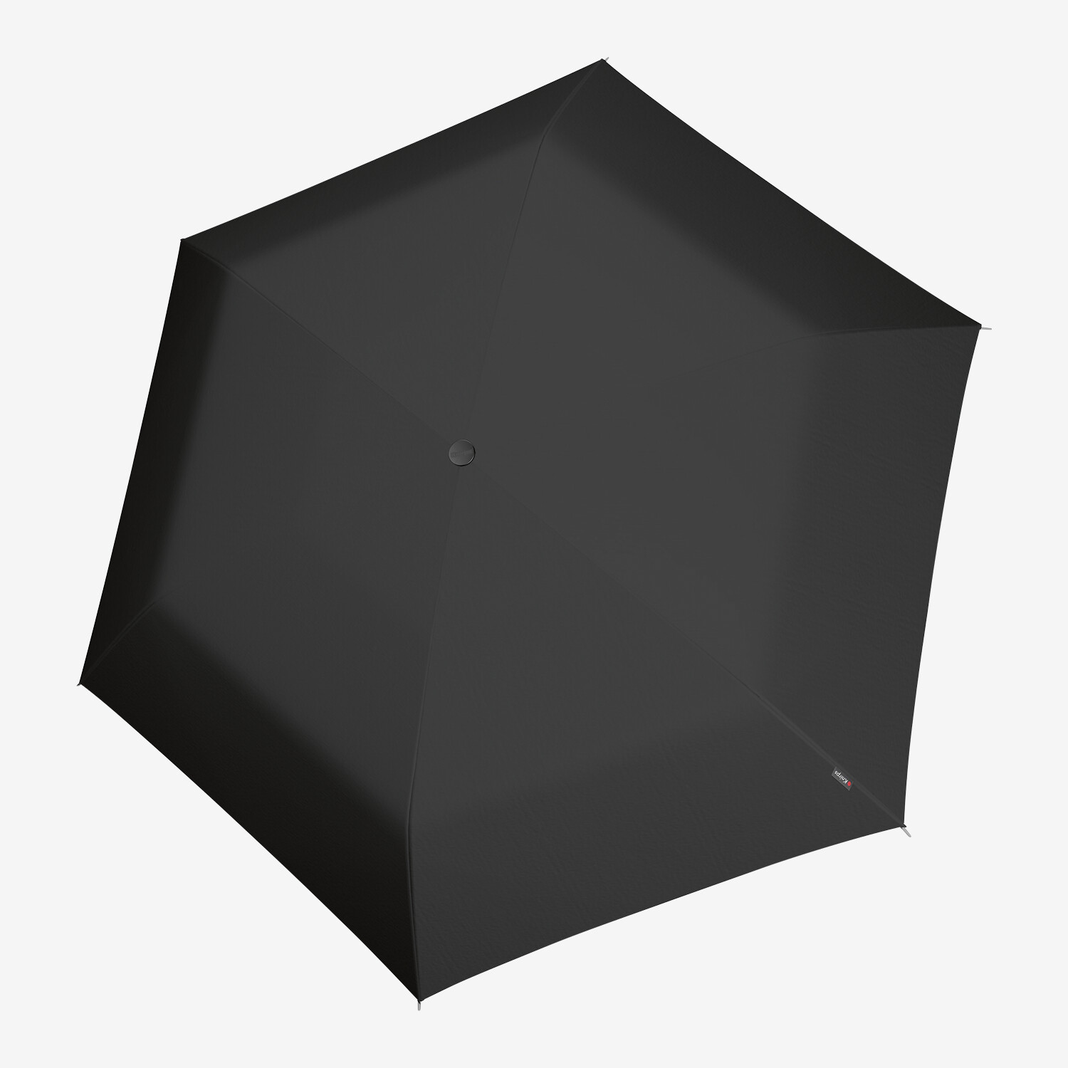Knirps U.200 Ultralight Duomatic Pocket Umbrella, Black Lufthansa