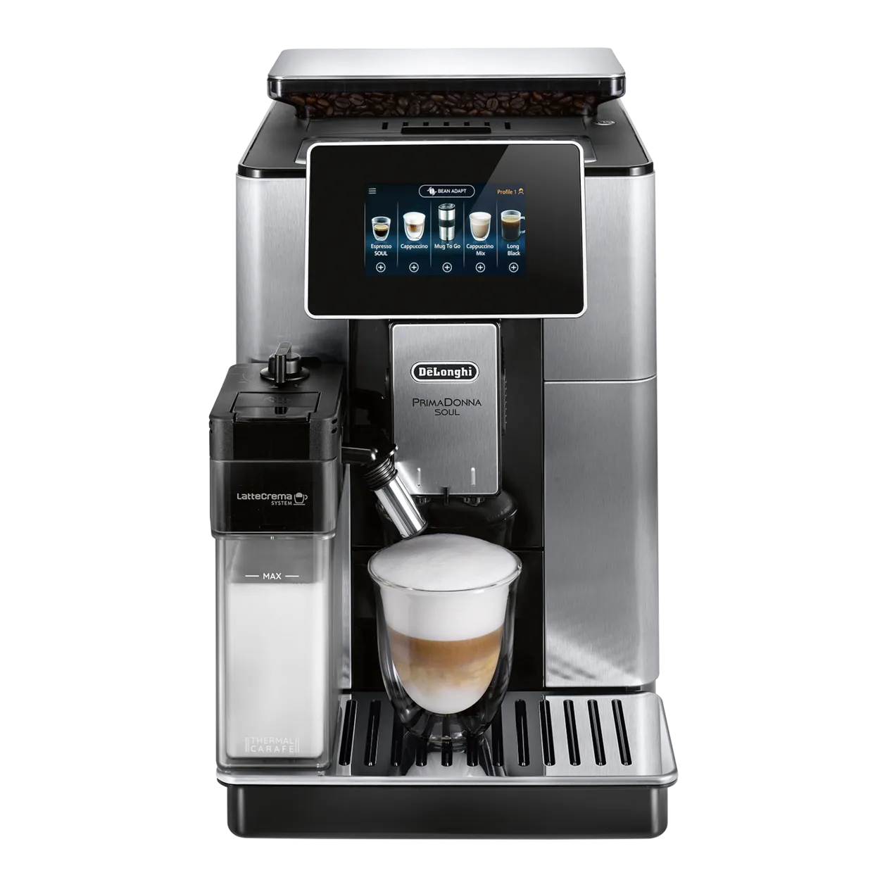 De’Longhi PrimaDonna Soul Fully Automatic Coffee Machine, Stainless