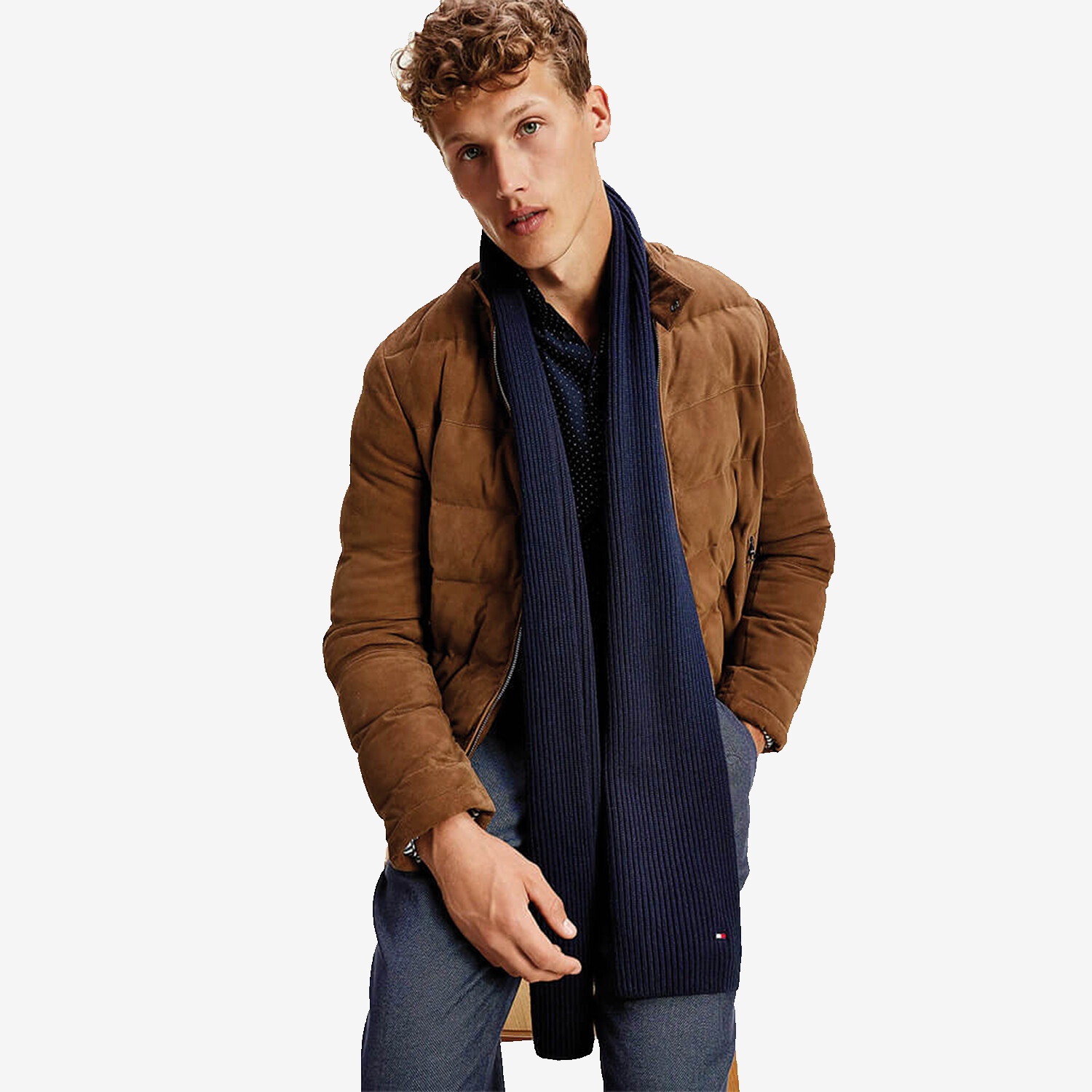 tommy hilfiger pima scarf