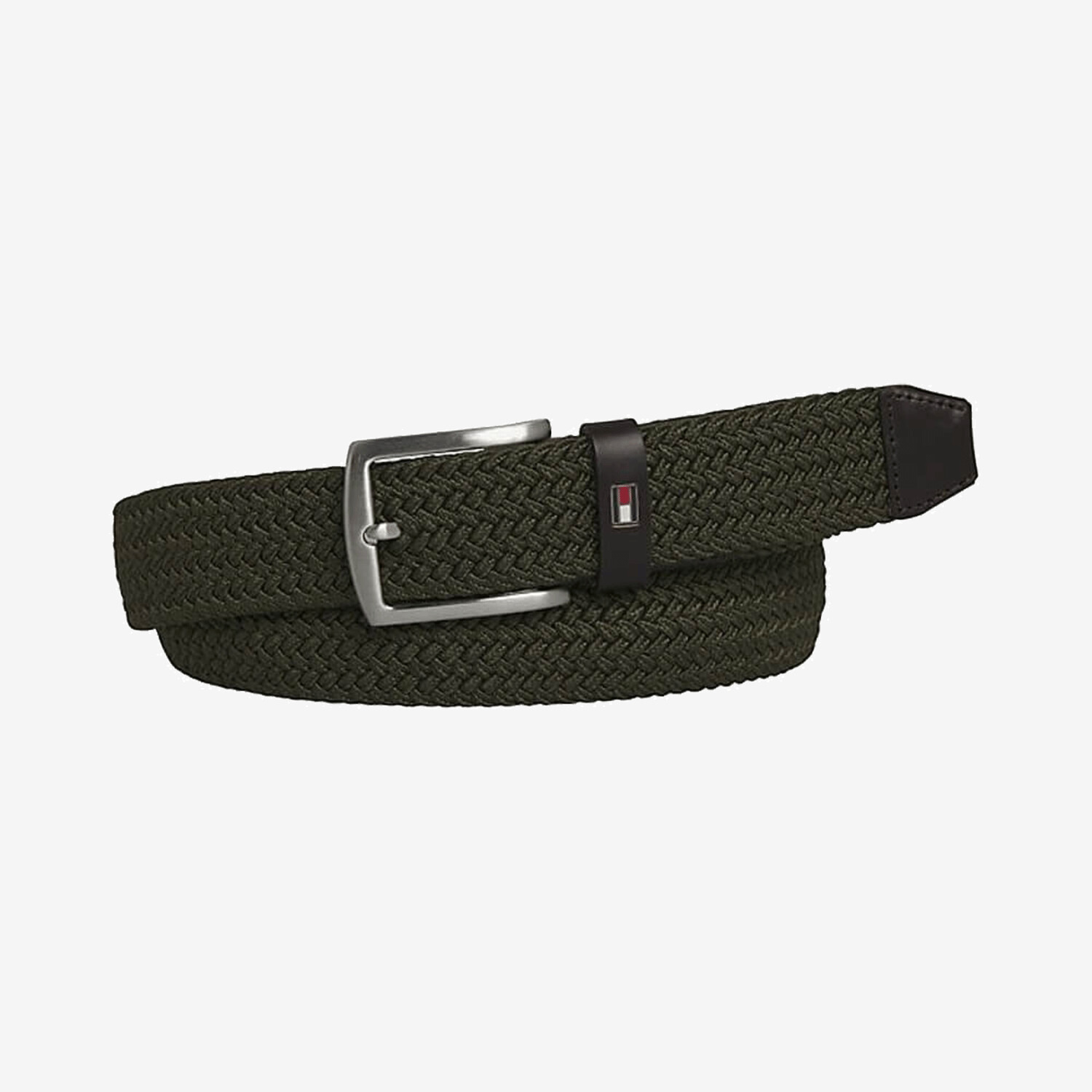 Tommy Hilfiger Denton 3.5 elastic belt in black